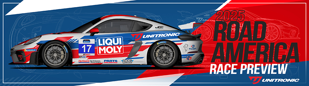 Unitronic JDC-Miller Motorsports Head to Road America With a Striking New Livery