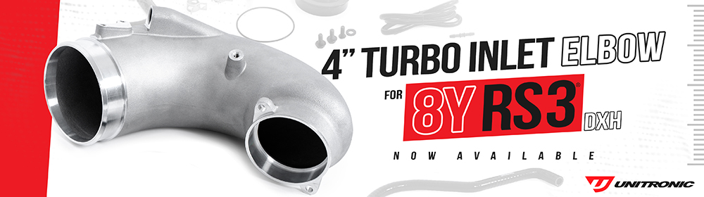 Unitronic 4-inch Turbo Inlet Elbow for 8Y RS3 - Now Available